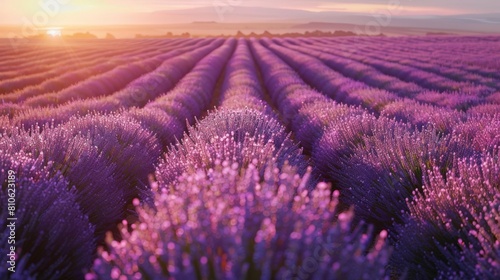Fields of Lavender Aromatic Blooms