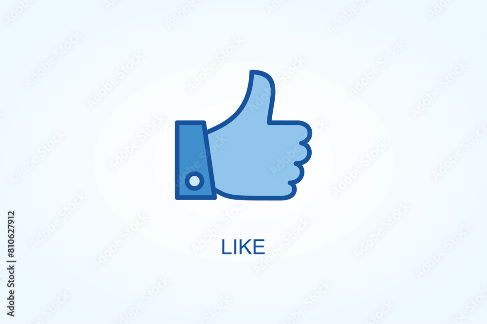 Like vector or logo sign symbol illustration Like vector or logo sign symbol illustration