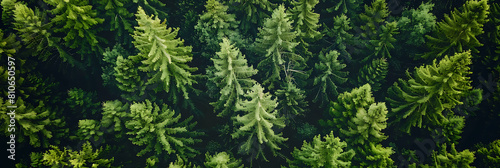 Forest drone view, view of natural greenery from a drone beauty from heights