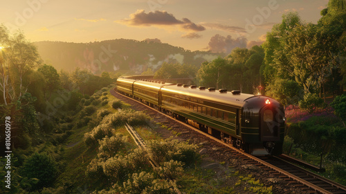 Scenic train travel provides a peaceful retreat from the hustle and bustle of everyday life, allowing passengers to relax and unwind amidst serene natural surroundings