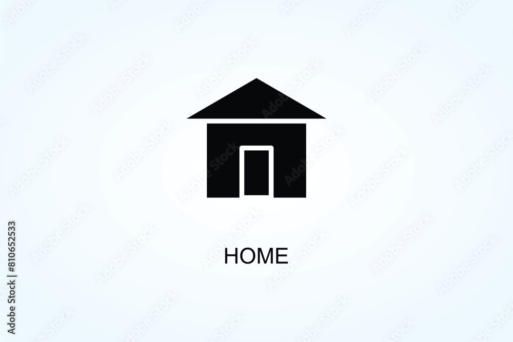 Home Vector Or Logo Sign Symbol Illustration Home Vector Or Logo Sign Symbol Illustration