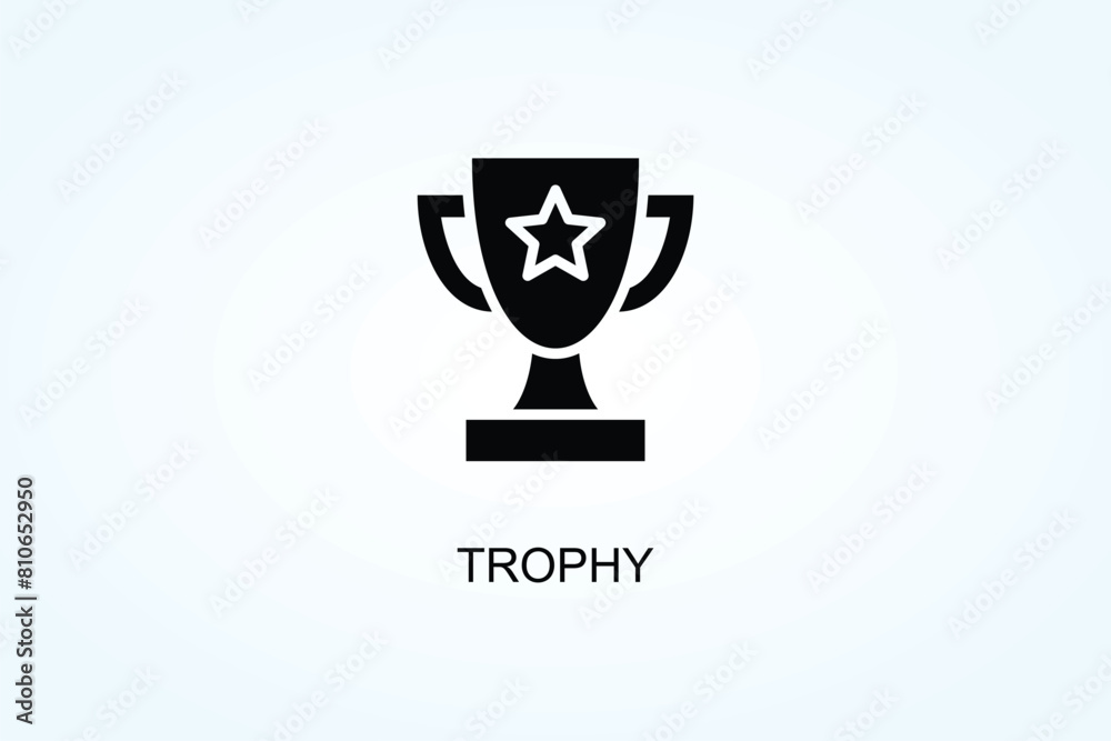 Trophy Vector Or Logo Sign Symbol Illustration Trophy Vector Or Logo Sign Symbol Illustration