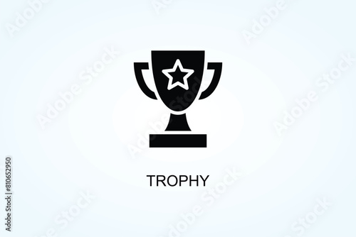 Trophy Vector  Or Logo Sign Symbol Illustration