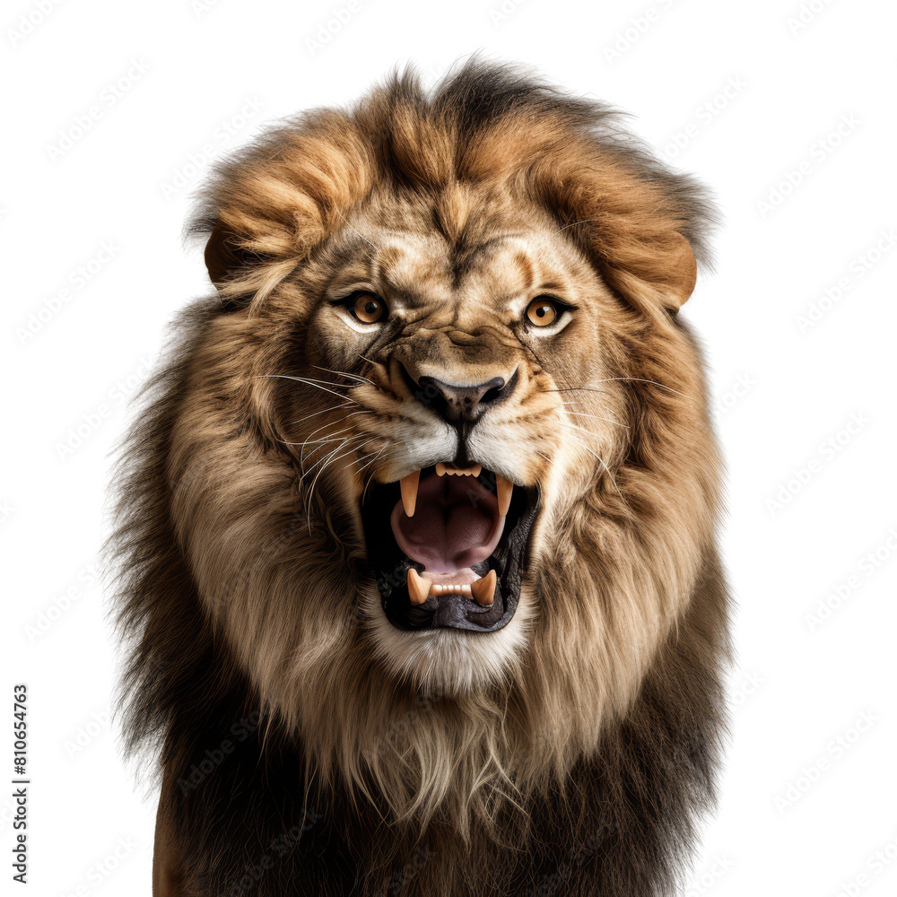The lion is the king of the jungle. He is strong, brave, and powerful.