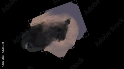 bomb Boom Blast continuous FIRE EXPLOSION  EFFECT VFX Compositing Element transparent alpha background