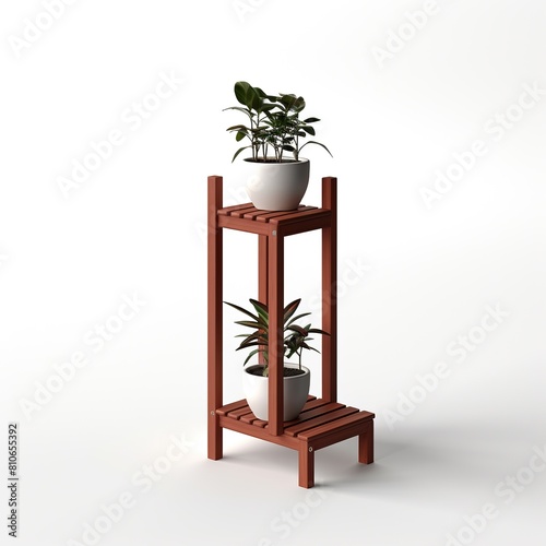 Plant stand brickred photo