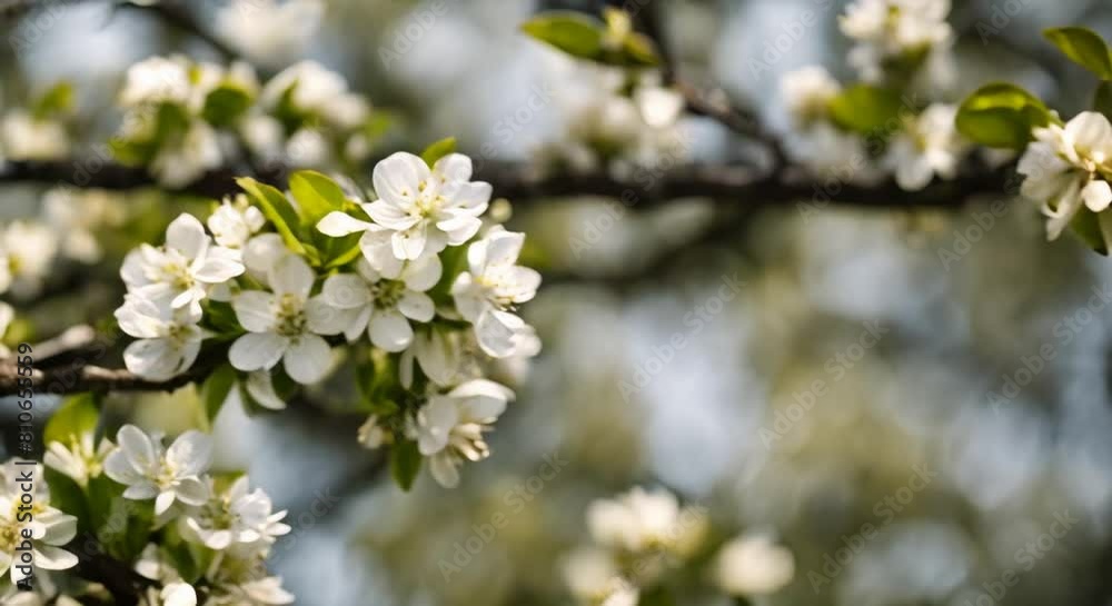 Blossoms in the Dark: Apple Flowers Amidst Shadows Blossoms in the Dark: Apple Flowers Amidst Shadows