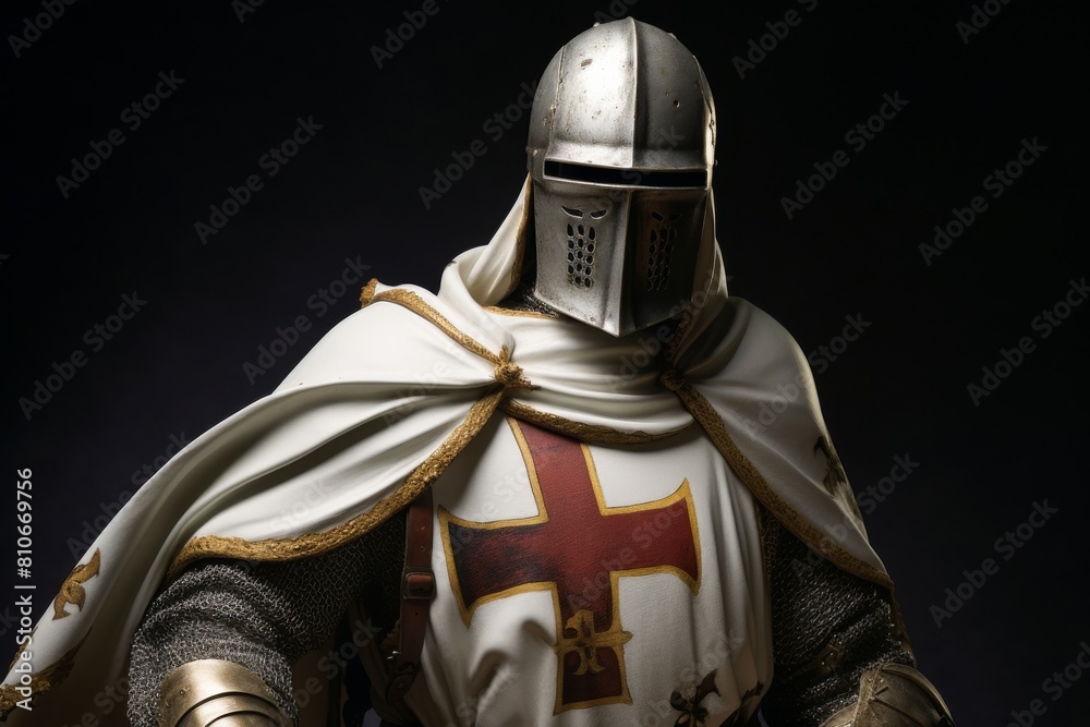 The Templar Cross shines brightly as Knights Templar Christian Warriors