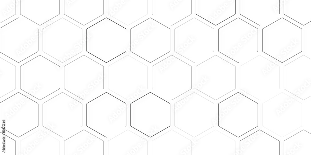 Hexagon pattern. Vector banner design. Abstract modern white and grey elegant hexagons background. Hexagon pattern. Vector banner design. Abstract modern white and grey elegant hexagons background.