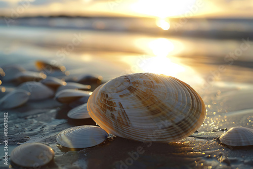 seashell on the beach