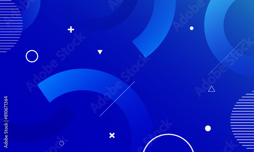 Abstract blue background with circles. Eps10 vector