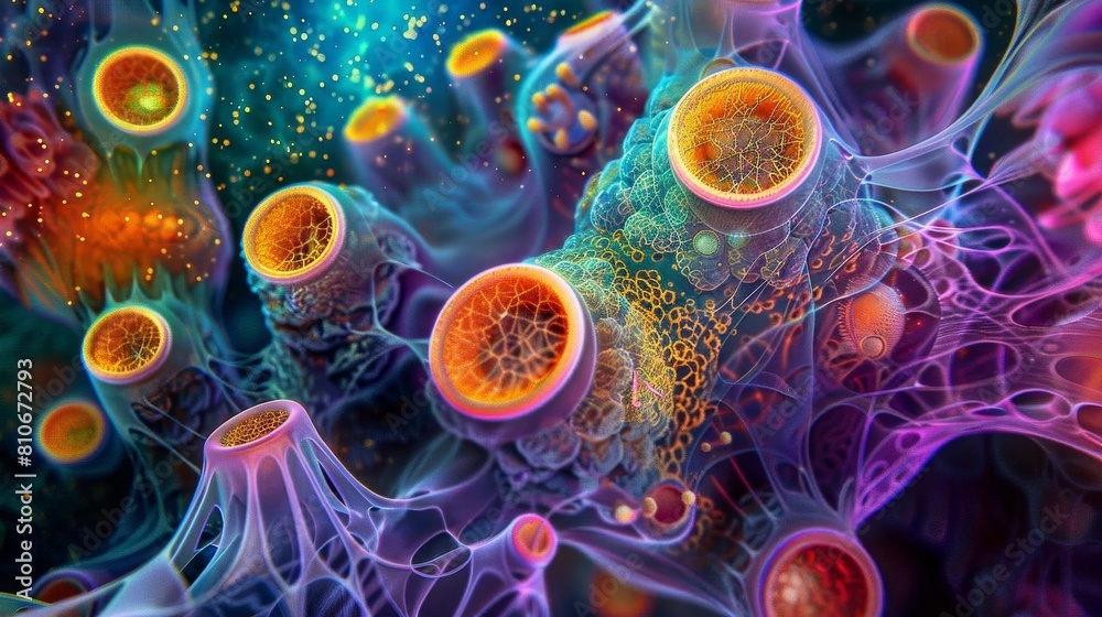 Microscopic study of cellular structures and their functions Microscopic study of cellular structures and their functions