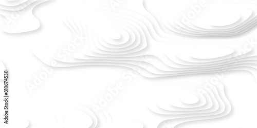 White papercut layers effect texture vector background. Vector background design of horizontal abstract smooth origami shape paper cut, flowing liquid. 