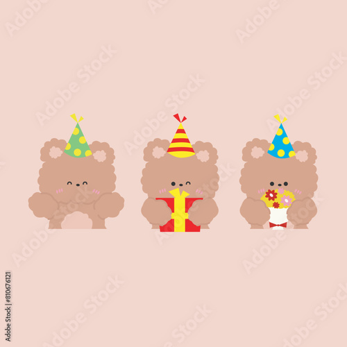 baby bear birthday shower card