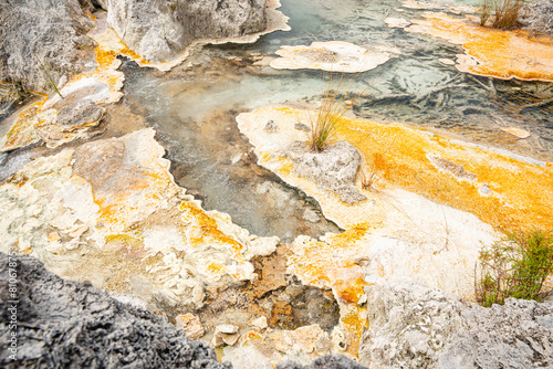 Sipoholon Hot Springs are hot springs in Tapanuli. This sulfur-containing bath was formed due to the eruption of Mount Martimbang photo