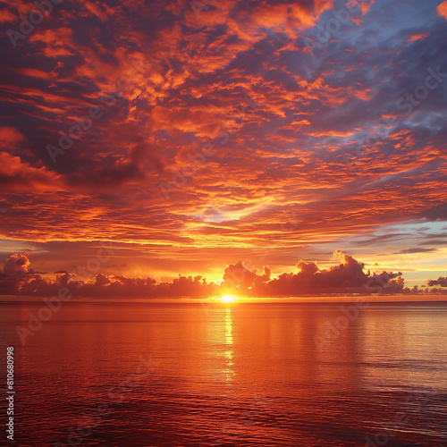 sunset over the sea © nofar