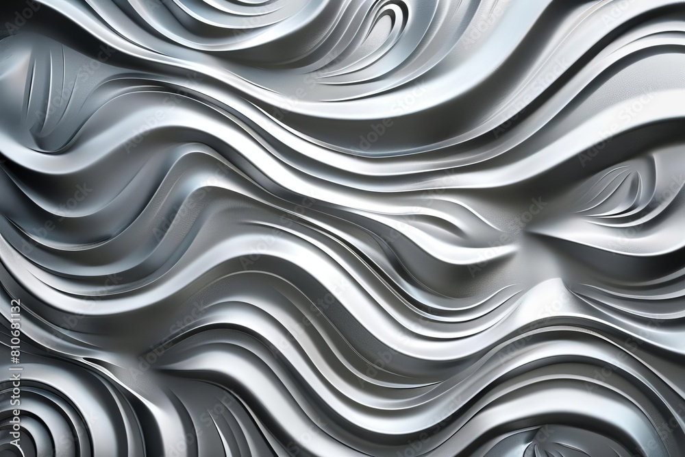 Abstract silver wave patterns, ideal for modern design elements Abstract silver wave patterns, ideal for modern design elements