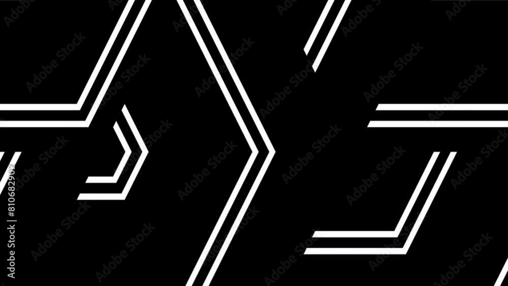 Black And White lines. Abstract wallpaper.Background with moving black stripes. Seamless 4k animation.
Black And White lines. Abstract wallpaper.Background with moving black stripes. Seamless 4k animation.