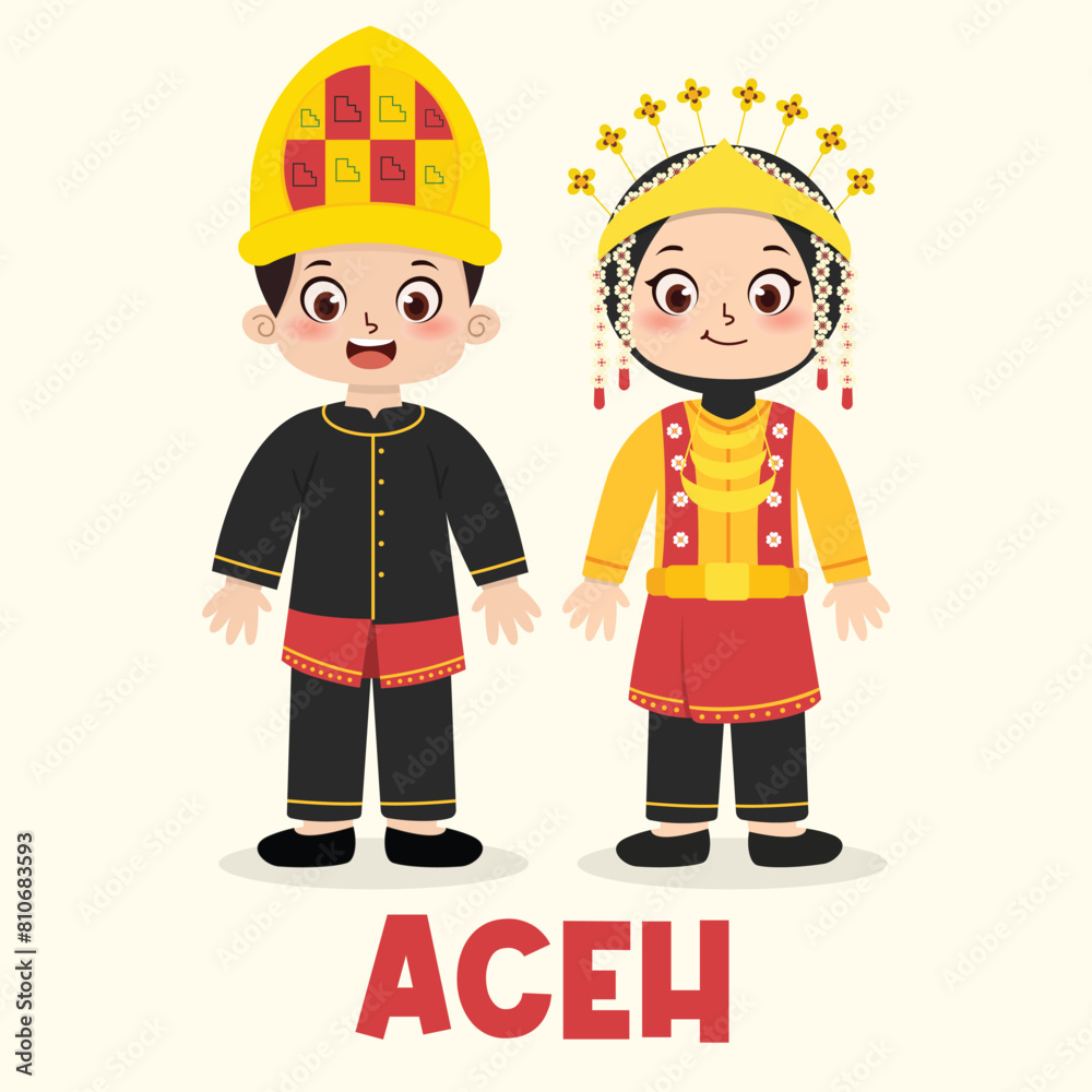 Traditional indonesian clothes from Aceh Traditional indonesian clothes from Aceh