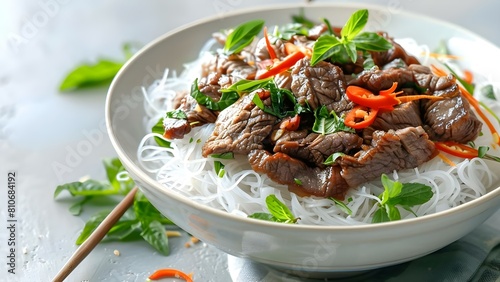 Bo Luc Lac: A Popular Vietnamese Dish Known as Shaking Beef. Concept Vietnamese Cuisine, Bo Luc Lac, Shaking Beef Recipe, Asian Cooking, Popular Vietnamese Dish
