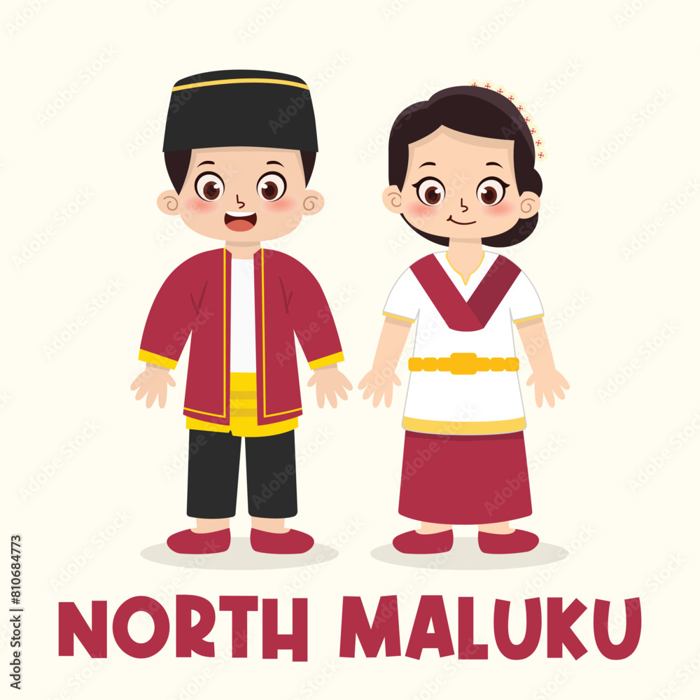 Traditional indonesian clothes from North Maluku Traditional indonesian clothes from North Maluku