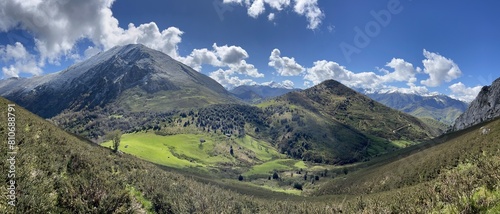 panorama of the mountains