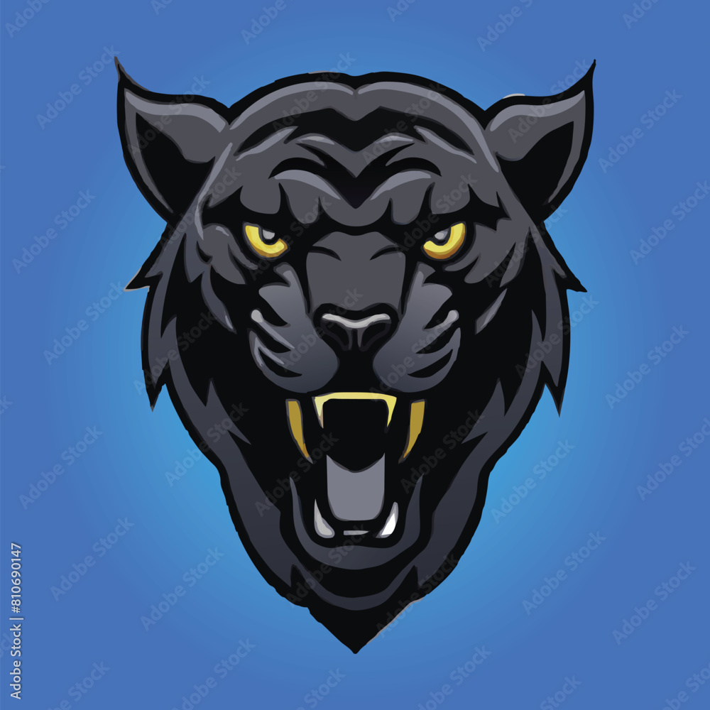 Panther mascot logo design panther vector illustration Panther mascot logo design panther vector illustration