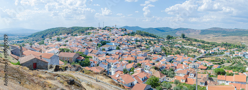 panoramic view of the medieval village of Penamacor, Portugal photo
