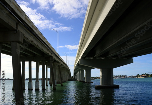 Bridge on Marco Island at the Gulf of Mexico, Florida