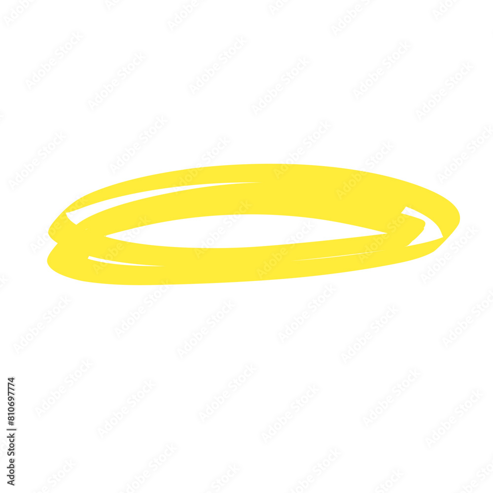 hand drawn yellow highlight marker stroke hand drawn yellow highlight marker stroke