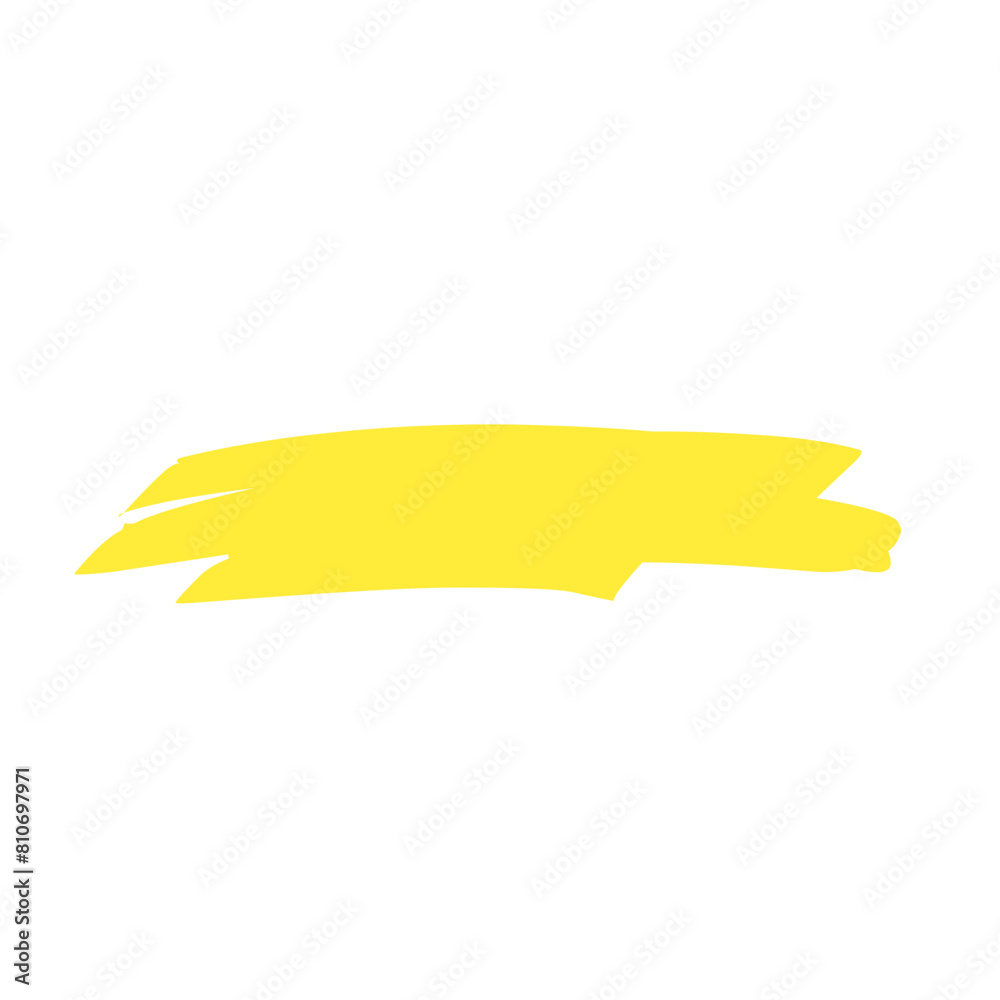 hand drawn yellow highlight marker stroke hand drawn yellow highlight marker stroke