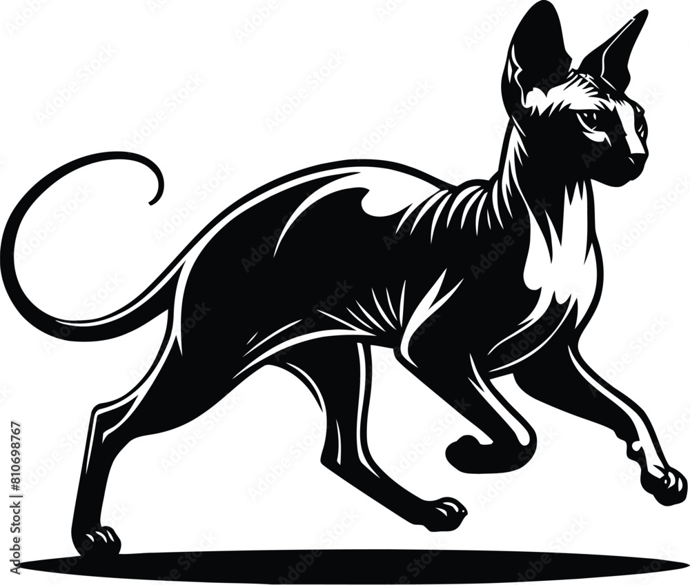 cat silhouette vector cat silhouette vector