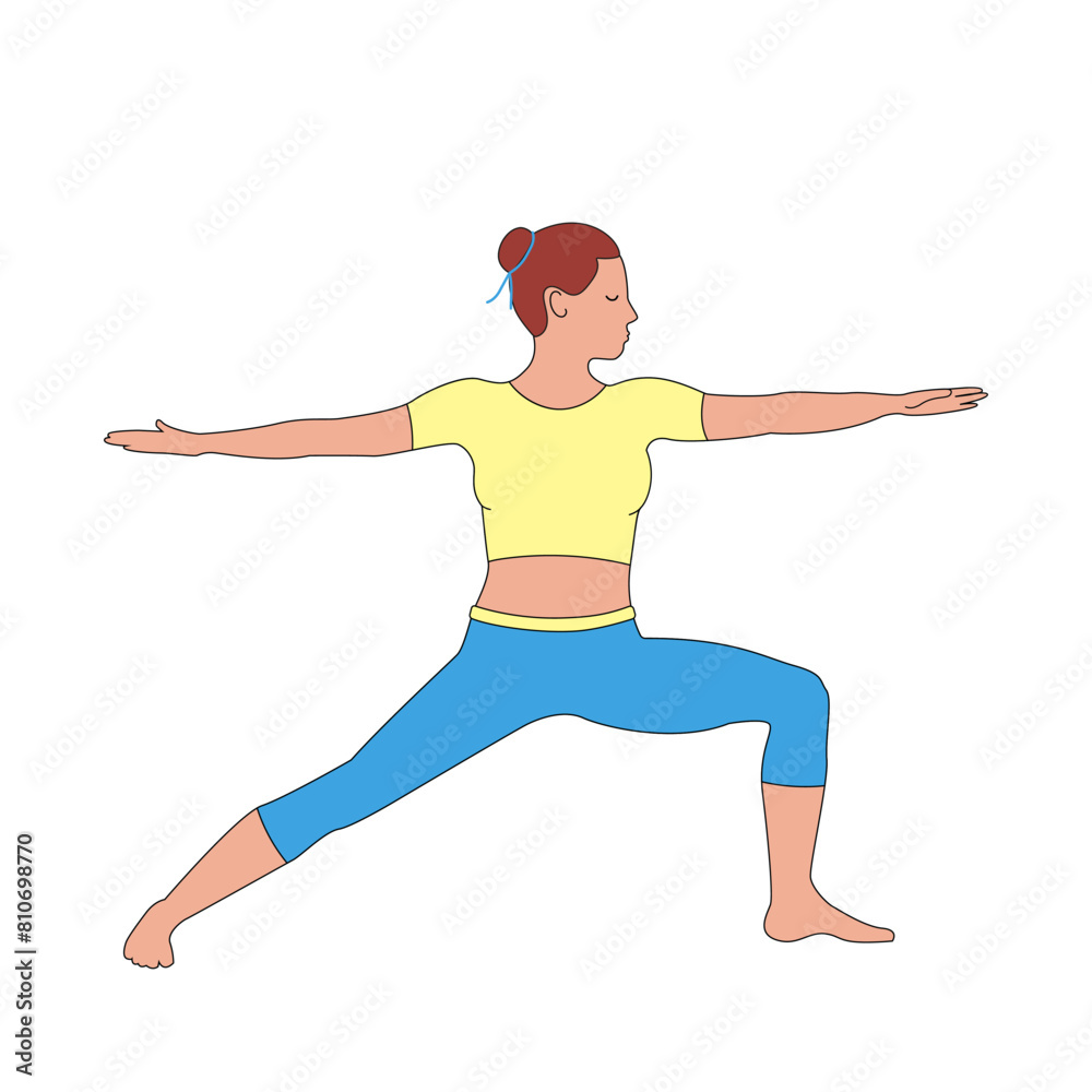 Woman practicing yoga. International yoga day. Woman practicing yoga. International yoga day.