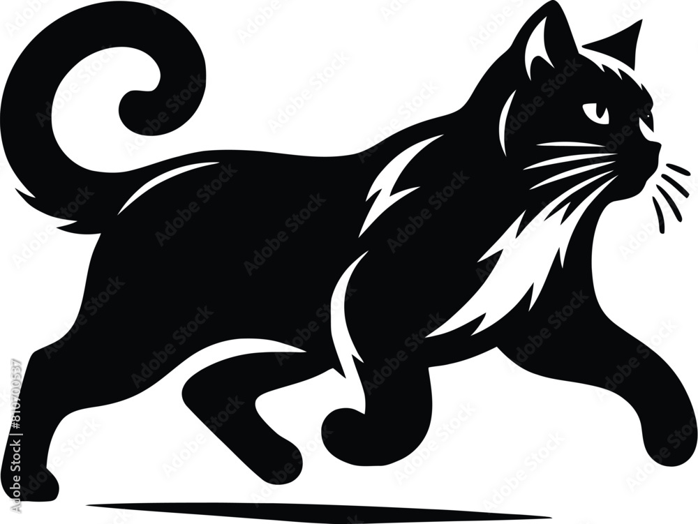 cat silhouette vector cat silhouette vector