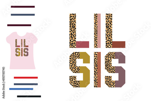 little sister t shirt design