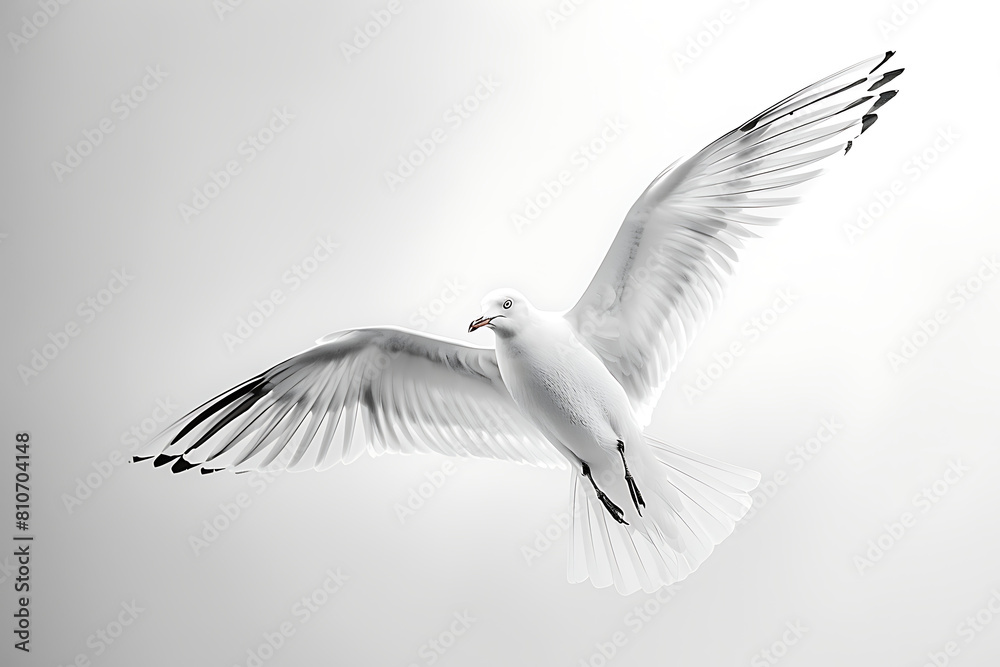 Obraz premium seagull flying in the sky