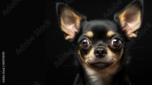 arafed chihuahua dog with big ears and big ears looking at the camera