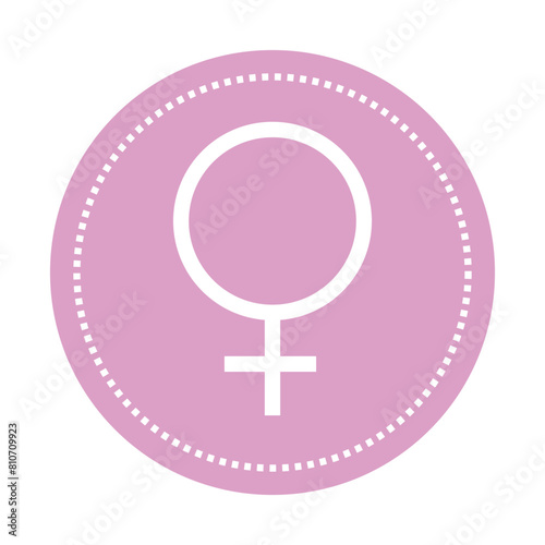 Menstruation icons set. Monthly menstrual cycle, thin line design. Linear symbols collection. Tracking of the menstrual cycle with background.