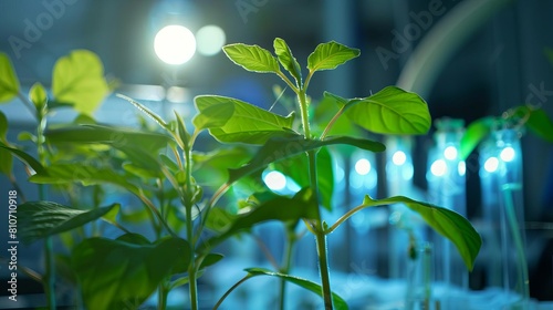Research on photosynthesis and plant biology in a scientific setting