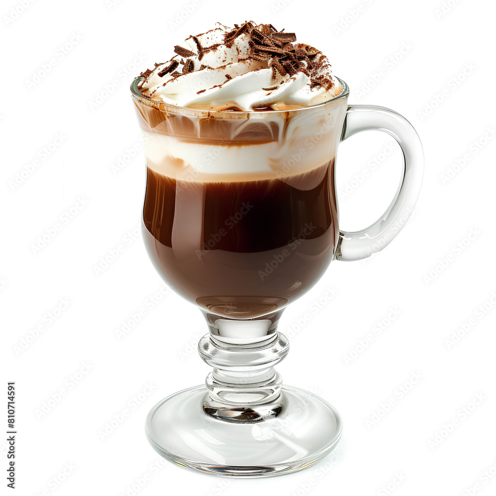 coffee latte with chocolate coffee latte with chocolate