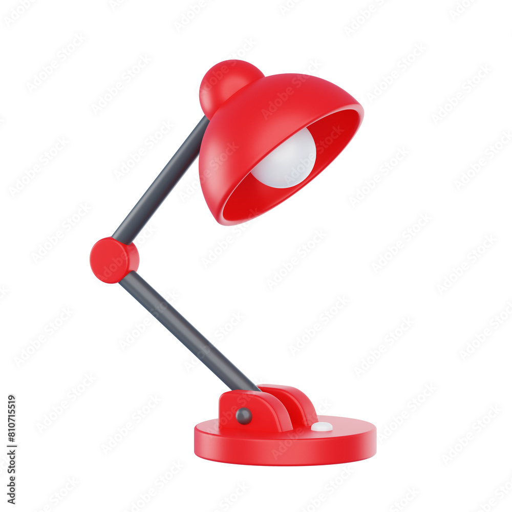 3D illustration of reading lamp 3D illustration of reading lamp