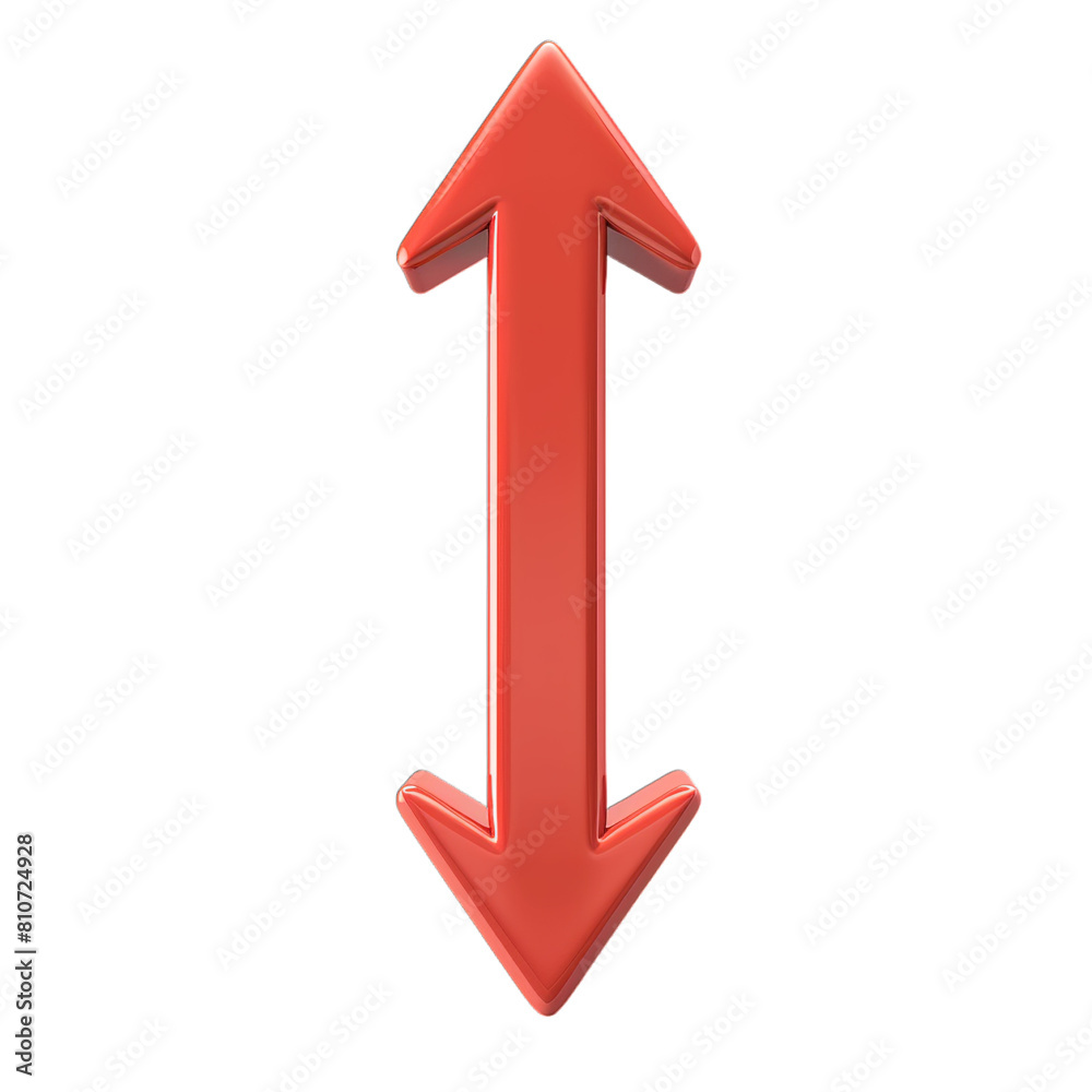 red arrow isolated on white red arrow isolated on white