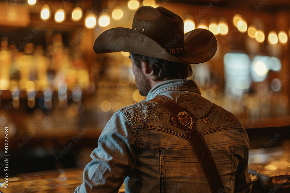 Generative AI picture Portrait of wild west retro movie western city town with cowboys and cowgirls and horses Generative AI picture Portrait of wild west retro movie western city town with cowboys and cowgirls and horses
