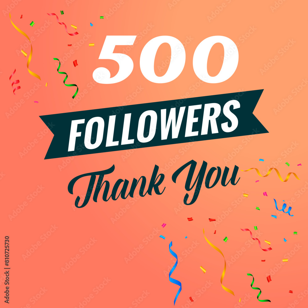  500 k followers thank you