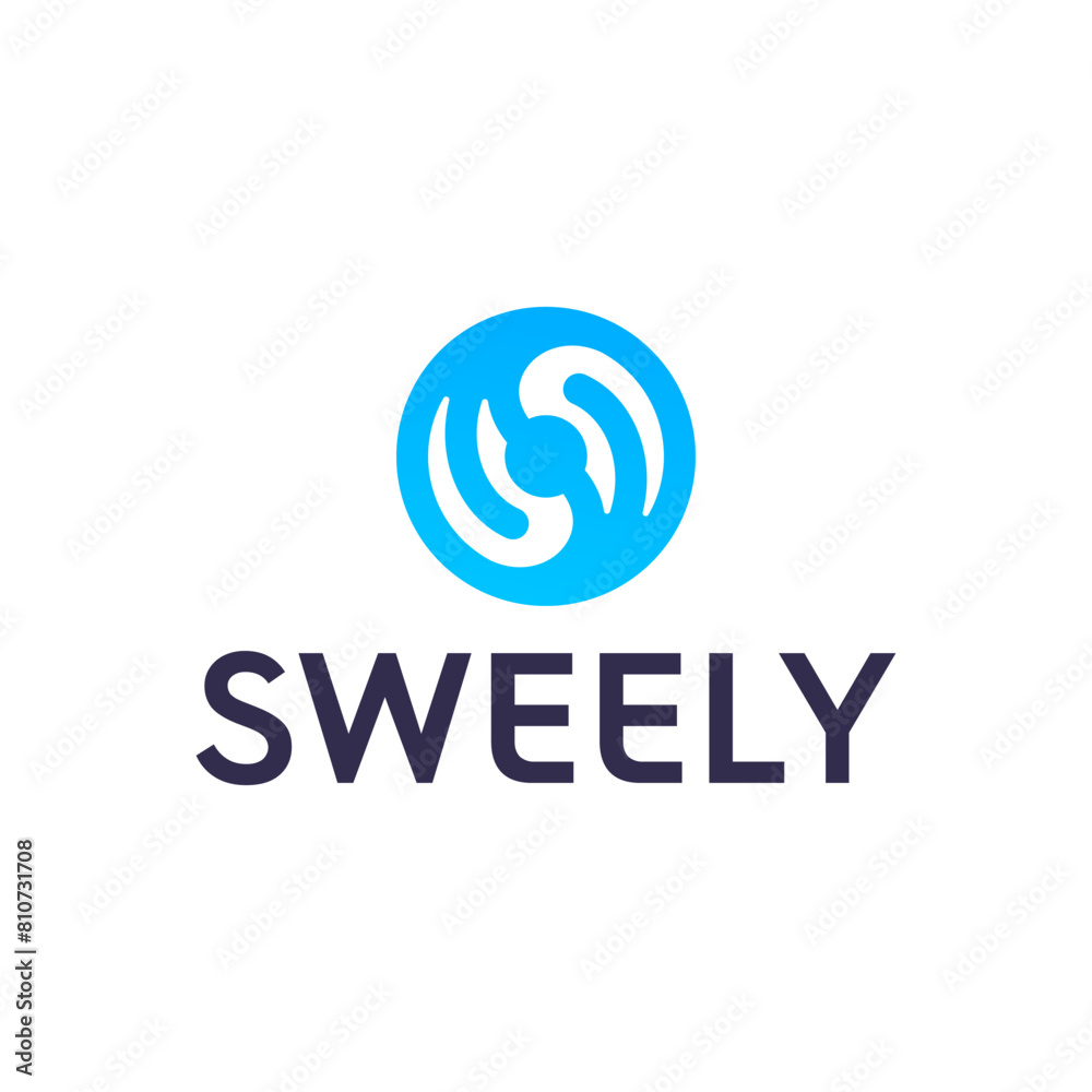 Letter S, Modern logo vector design