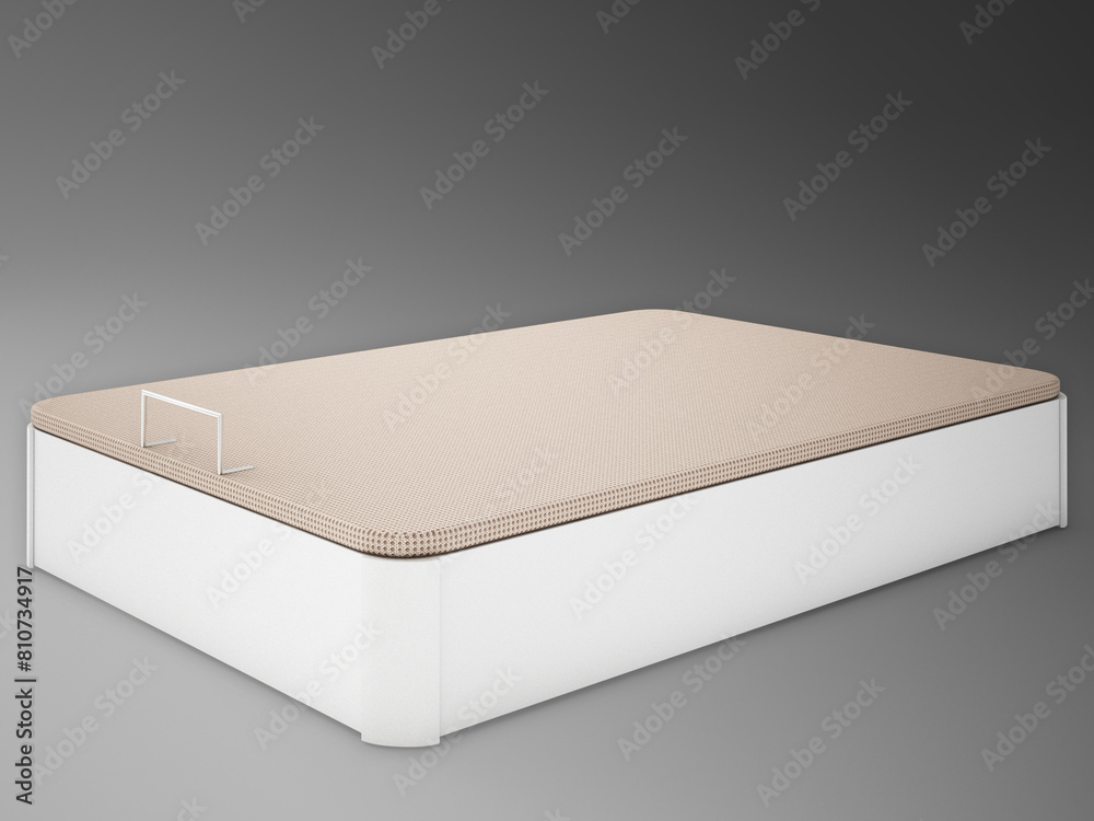 Naklejka premium canape for double bed in wood