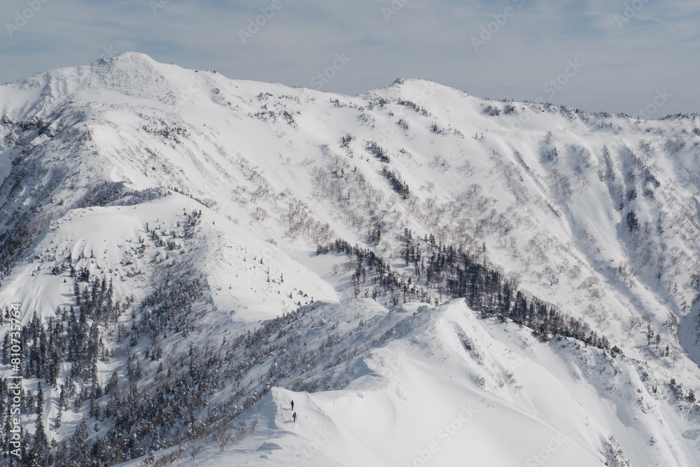 Obraz premium 冬山の風景