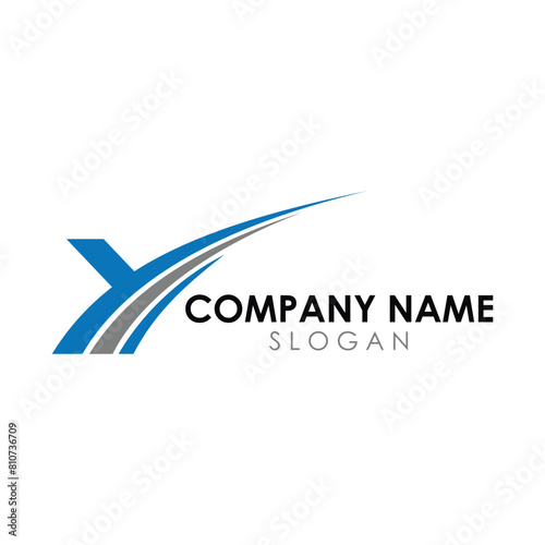 Free Download y swoosh logo 6 template - GFXLoad
