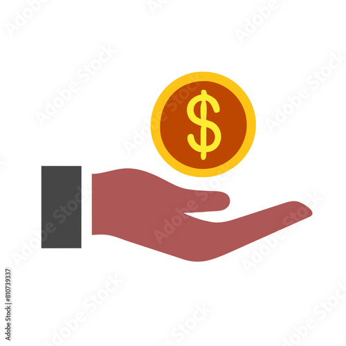 hand with dollar sign