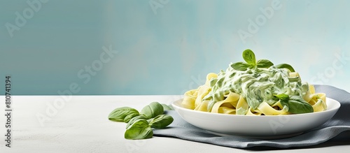 This Italian vegan lunch features high protein tagliatelle pasta made from scratch paired with a delectable spinach and cottage cheese sauce It is a healthy and nutritious meal option with a visually